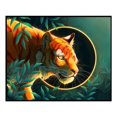 thumbnail image 2 of Tigre de punto de cruz completo de 11 quilates estampado DIY algodón hilo costura impreso Animal Tmvgtek decoración de arte en el hogar, 2 of 9