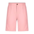 thumbnail image 6 of Lullu Toddler Boys Cotton Linen Shorts Casual Solid Color Breathable Shorts, Sizes 4-13, 6 of 6