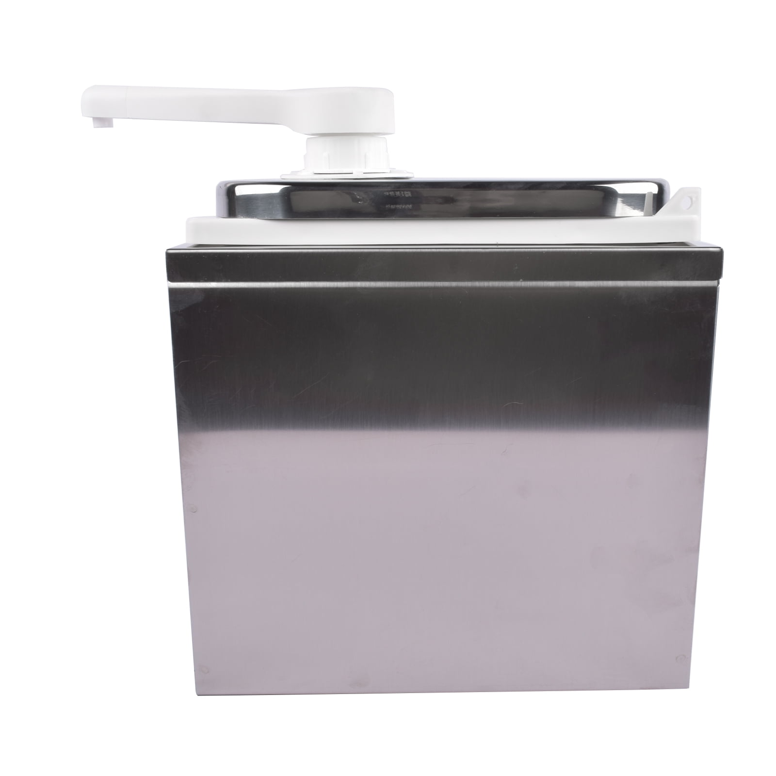 2L Sauce Dispenser Pump with 2.1 Quart Jar, Ketchup Pump Condiment Dispenser for Cheese Ketchup Salsa Syrup Dressing BBQ Sauce