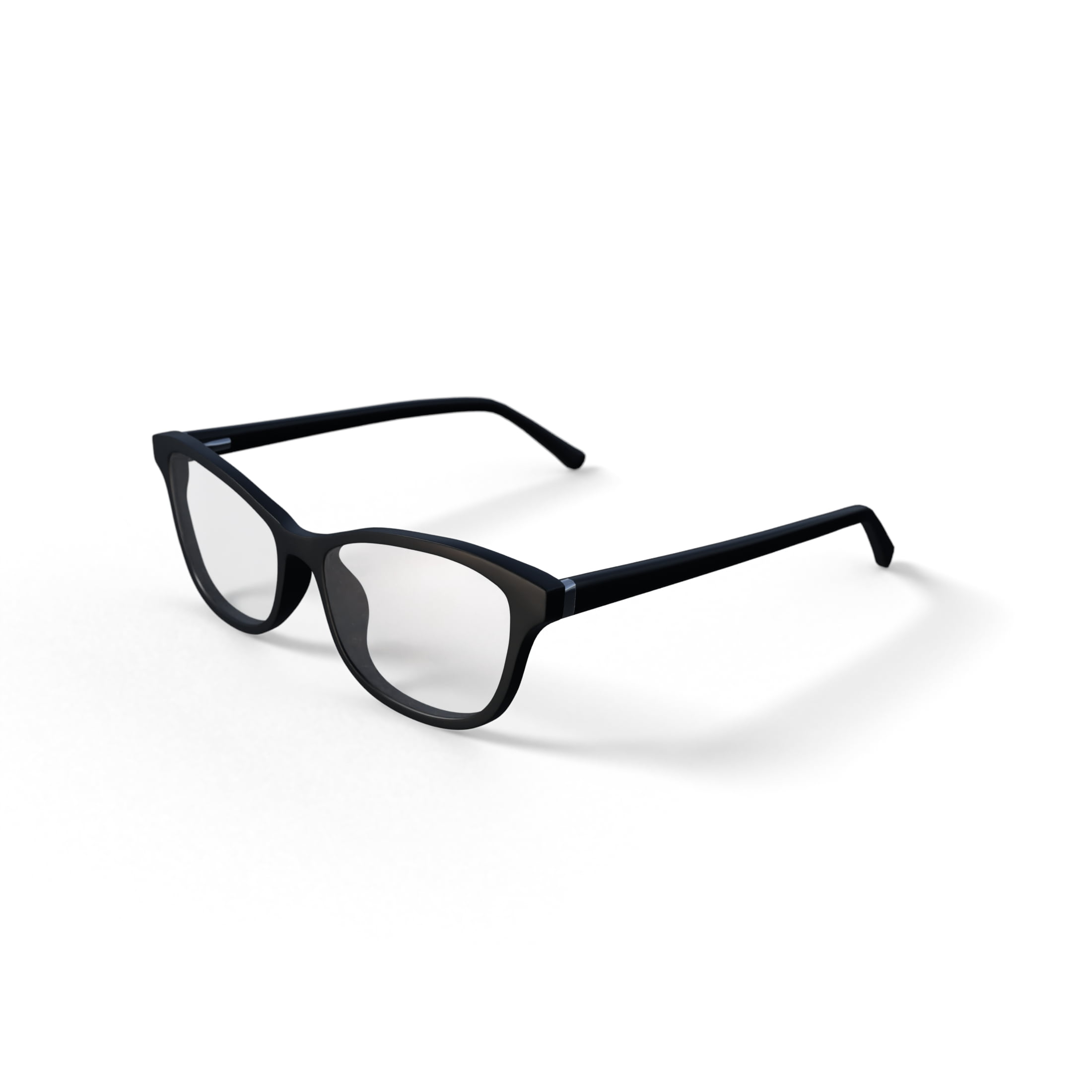 Walmart Women's Ginger Square Prescription Eyeglasses with Case, Black