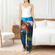 thumbnail image 4 of Balery Ice Blue Ocean Sea Turtle Pantalones de pijama para mujer, pijamas ultraligeros, pantalones de estar por casa-X-Large, 4 of 6