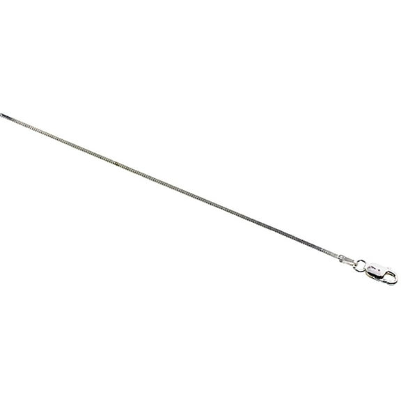 925 Sterling Silver Solid Italian Fancy Square Snake Chain Necklace 1mm