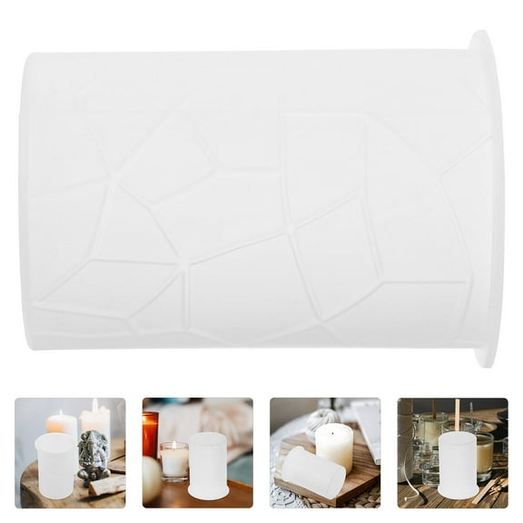 FRCOLOR FRCOLOR 1 Set Candle DIY Silicone Mold for Soap Making Pillar Shaped Perfect for Craft Projects
