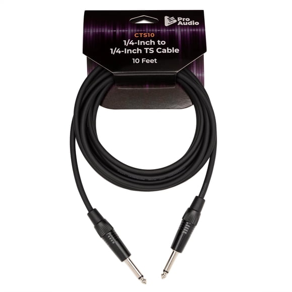 Cable para guitarra FocuProAudio FPA-CTS10 10 pies 1/4 TS-TS