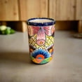 thumbnail image 3 of Talavera Tumbler Cup | Hand-Painted Mexican Ceramic Glass (Setof2), 3 of 9