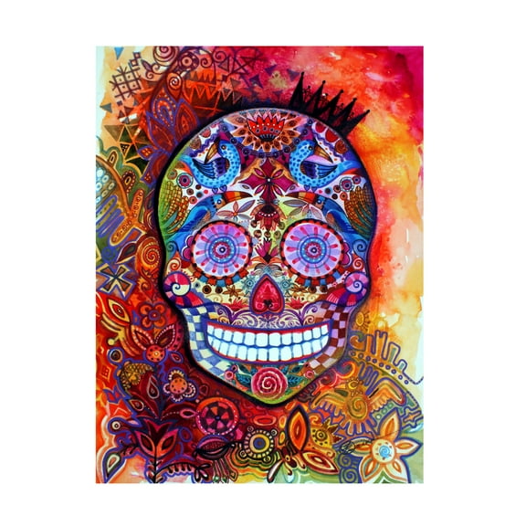 Trademark Fine Art 'Scull' Canvas Art by Oxana Ziaka