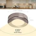 thumbnail image 4 of Armacost Lighting  PureVue RGBW Under Cabinet LED Puck Light Black Satin, 4 of 6
