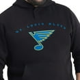 thumbnail image 5 of Men's G-III Sports by Carl Banks Black St. Louis Blues Adaptive Classic Team Arc Fleece Hoodie, 5 of 5