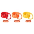 thumbnail image 3 of Uxcell 6cm Plastic Carnival Ringtoss Ring Game Hoop 18 Pack (Orange, Red, Yellow), 3 of 5