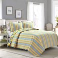 thumbnail image 2 of Lush Decor Yellow Dolores 3-Piece Quilt Set, Reversible Bedding (King), 2 of 2