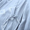 thumbnail image 5 of Men's Thin Double Washed Crepe Japanese Cardigan Steam Absorbent Robe Lightweight Comfortable Wear for Relaxation, 5 of 5