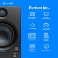 thumbnail image 3 of PreSonus Eris 5BT Bluetooth Studio Monitors, Pair - 5" Powered, Active Monitor Speakers for Near Field Music Production, Audio Mixing & Recording, 3 of 7