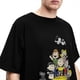 thumbnail image 5 of Camiseta de algodón Peanuts Charlie Brown y Snoopy, camiseta para tomar fotos, camiseta hippie para parejas, camisetas estéticas de verano de manga corta, 5 of 5