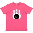 thumbnail image 3 of Inktastic Bowling Pins Cute Bowler Youth T-Shirt, 3 of 5