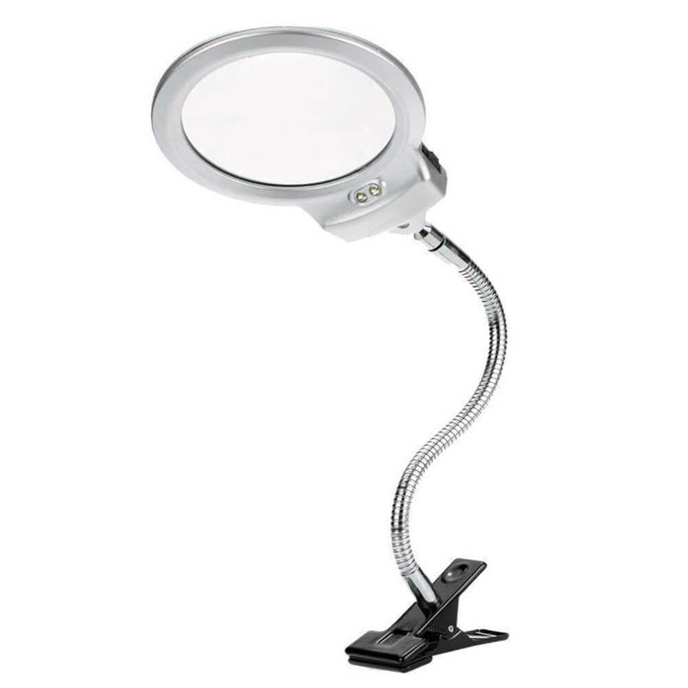 DAYLIGHT24 Floor Standing Magnifying Glass with Light and Stand