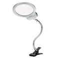 thumbnail image 1 of Lámpara de lupa LED con clip Lámpara de lectura de escritorio con luz de cuello de cisne de metal para oficina en casa, 1 of 5