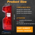 thumbnail image 2 of Luz Trasera Nakuuly Halógeno Izquierda para Chevy Silverado 2019-24, 2 of 7