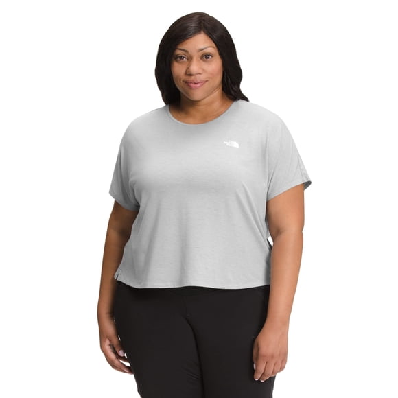 Camiseta THE NORTH FACE Wander Crossback Plus para mujer 2X gris