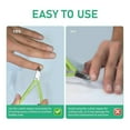 thumbnail image 5 of Green Estetica-Professional Cuticle Trimmer Nail Cuticle Cutter Stainless Steel Cuticle Nippers with Sharp Blades of Cuticle Clippers (Green), 5 of 8