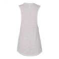 thumbnail image 3 of BELLA + CANVAS - Women's Flowy Scoop Muscle Tank - 8803 - White Slub - Size: XL, 3 of 5