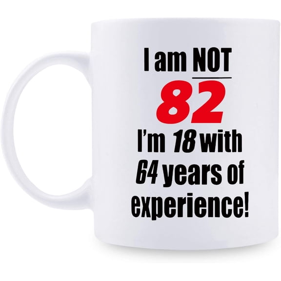 82nd Birthday Gifts For Men - 1937 Birthday Gifts for Men, 82 Years Old Birthday Gifts Coffee Mug for Dad, Husband, Friend, Brother, Him, Colleague, Coworker - 11oz