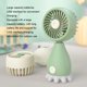 thumbnail image 3 of Mini Ventilador de Mano Ounissouiy ABS Portátil para Hogar y Oficina Rosa, 3 of 6