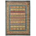 thumbnail image 4 of Unique Loom Fars Collection Tribal Modern Casual Area Rug, 7 x 10 Feet, Blue/Red, 4 of 10