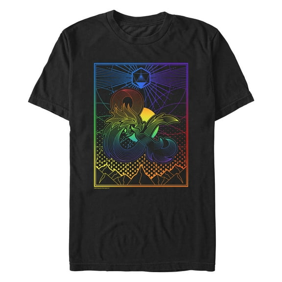 Men's Dungeons & Dragons Abstract Logo Graphic T-Shirt