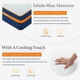 thumbnail image 3 of IULULU King Size Memory Foam Mattress 14 inch Bamboo Mattress in a Box, Pressure Relief Medium Firm, 3 of 8