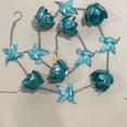 thumbnail image 3 of Metallic Green Shaped Rain Chain — Outdoor Garden & Courtyard Rain Channel and Decorative Downspout, 3 of 6
