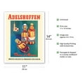 thumbnail image 2 of Adelshoffen Beer - Alsace region of France (Biére d’Alace) - Vintage Advertising Poster c.1920 - Fine Art Matte Paper Print (Unframed) 11x14in, 2 of 4