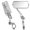 Silver, variant on 2 Pack Bike Rear View Mirror Adjustable Rotate Mirror Wide Angle Rear View Aluminum Alloy Safety Rearview Mirror