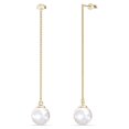 thumbnail image 6 of Cate & Chloe Aspen 18k Yellow Gold Plated Shell Pearl Dangle Earrings for Women, Gift for Her, 6 of 7
