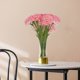 thumbnail image 4 of Crisantemo artificial, decoración del hogar, decoración de escena de flores para bodas al aire libre, flores y plantas falsas - 5pcs Rosa, 4 of 6