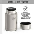 thumbnail image 5 of Thermos Stainless Steel Insulated Food Jar with Spoon, 24oz, Matte Stainless Steel, 5 of 5