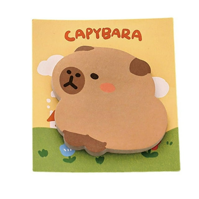 Christmas Gifts Cute Sticky Notes Capybara Sticky Memo Pads Kawaii Small Self Stick Memo Note Pad School Home Decor Christmas Decorations Christmas Gifts Christmas Ornaments