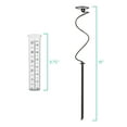 thumbnail image 4 of La Crosse 704-08967-INT Metal Finish Colombian-made Spiral Rain Gauge with 5-inch Glass Tube, 4 of 9