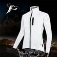 thumbnail image 4 of Chaqueta reflectante para la lluvia de ciclismo para hombre, a prueba de viento, METRO, 4 of 8