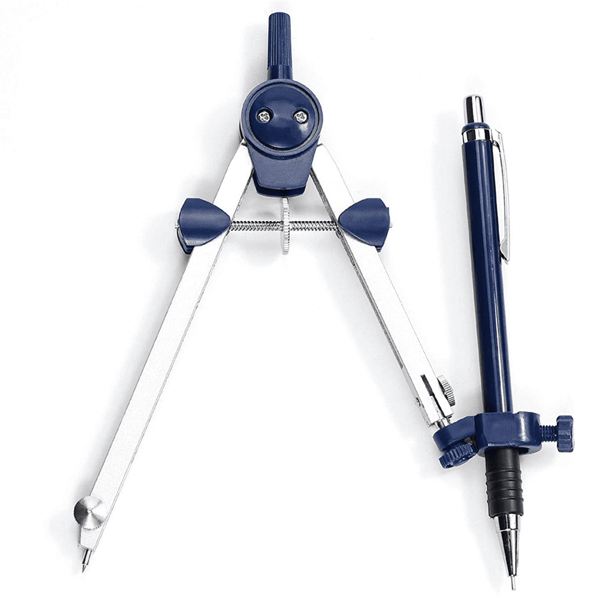 18Pc Geometry Set Metal Compass Geometry Precision Tool for Student, Circle Drawing Tool and Architecture Drafting Kits