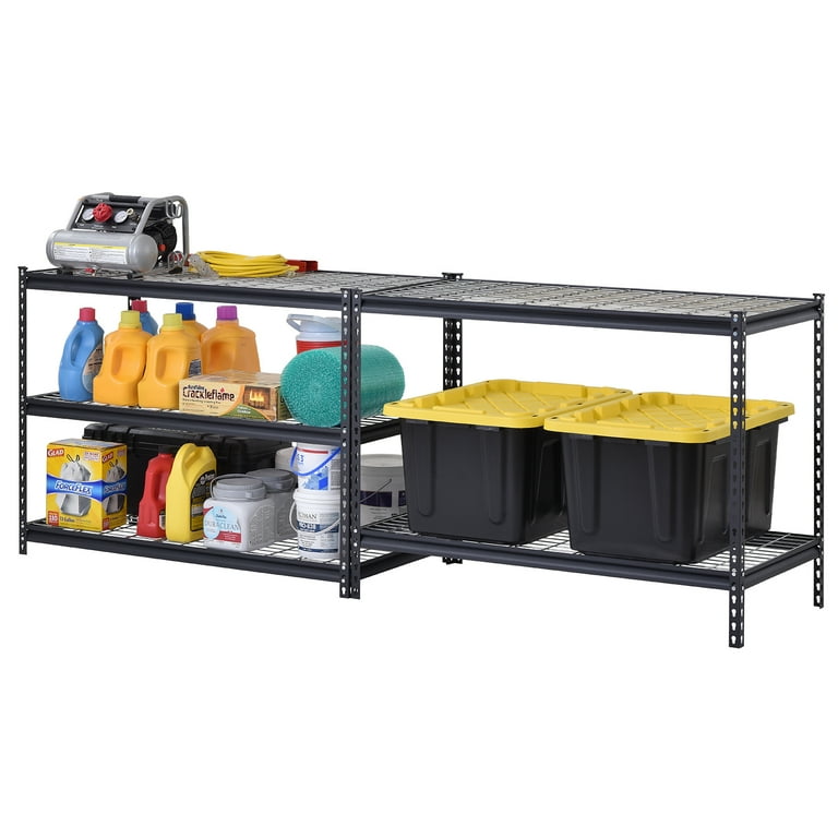 A & B Home Black 39-Inch Free Standing Shelf 45107