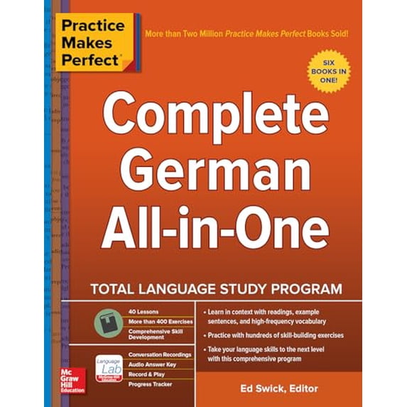 Pre-Owned Practice Makes Perfect: Complete German All-in-One, 9781260455144, 1260455149, Paperback, 1 edition