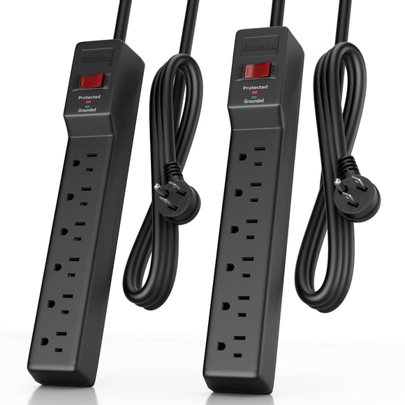 Protector contra sobretensiones PLUGUTL, 6 salidas, 1875 W, 4 pies
