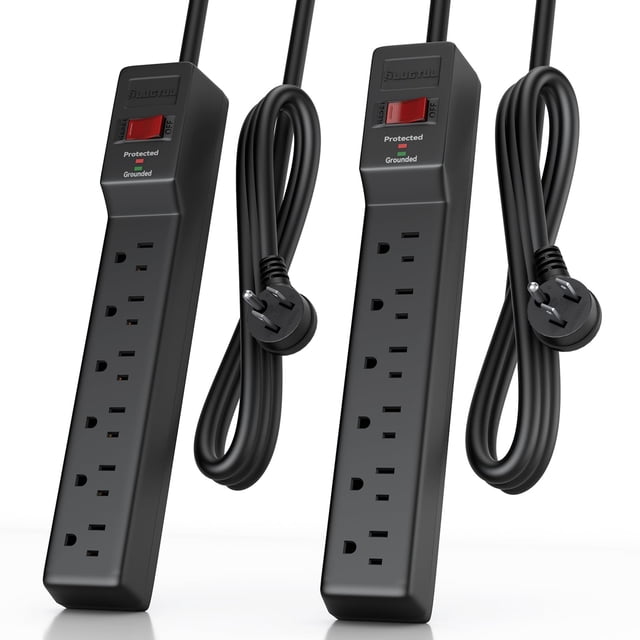 Protector contra sobretensiones PLUGUTL, 6 salidas, 1875 W, 4 pies