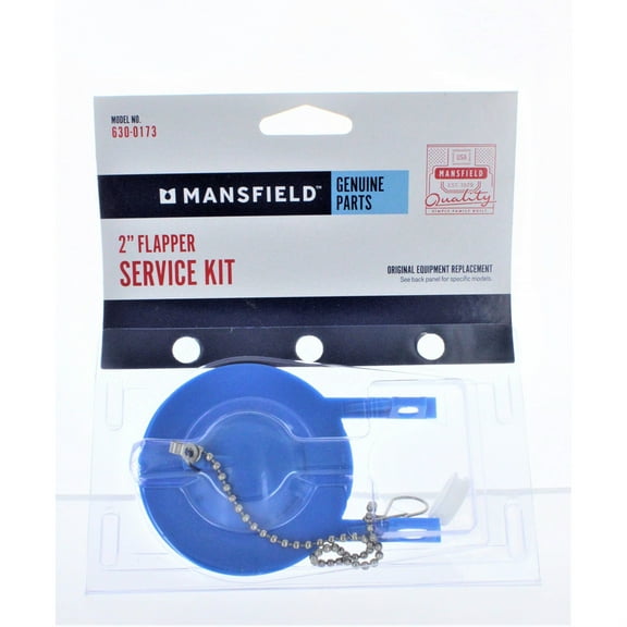 Mansfield Toilet Flapper Blue Rubber For Universal