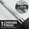 thumbnail image 3 of Synergee Non-Slip Fixed Weighted Straight Steel Bar with Rubber Weights Multicolor, 10 lb, 3 of 7