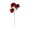 Red, variant on 3 Heads Artificial Danfeng Phoenix Flower, Realistic Faux Floral Branch Arrangement, Lifelike Decorative Flower for Vase Filler Living Room Office Wedding Table Centerpiece/Home Decoration, White