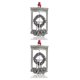 thumbnail image 2 of Kearding Christmas Tree Alloy Joyful Pendant Office Decoration Year Apartment Hotel Holiday Hanging Ornament Nightclub New Xmas Type4 NO4, 2 of 6