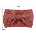 thumbnail image 2 of 4 Uds orejeras de ganchillo diadema de punto suave turbina elástica diadema calentador para mujeres en invierno, 2 of 5