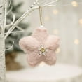 thumbnail image 5 of Mouliraty Christmas Star Ornament, Christmas Fives Star Doll Pendant, Christmas Tree Topper Hanging Decor for Xmas Tree Party Decor, Pink, 5 of 7