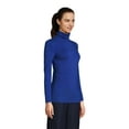 thumbnail image 3 of Lands' End Women's Lightweight Fitted Long Sleeve Turtleneck, 3 of 3